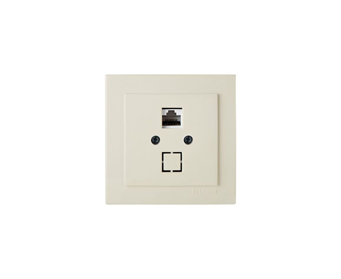 როზეტი ინტერნეტის CAT5 touran cream - 24121044 — როზეტები და ჩამრთველები